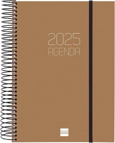 Agenda 2025 Dagplanner Spiraalbinding A5 Formaat - 12 Maanden