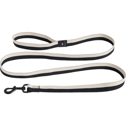 HAY Dogs Flat hondenriem - black/white