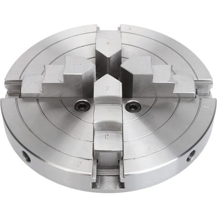 Mandrin de Tour 6 pouces 4 Mors 1POx8TPI Acier Allié Auto-Centrant Mandrin de Serrage Kit d'Accessoires