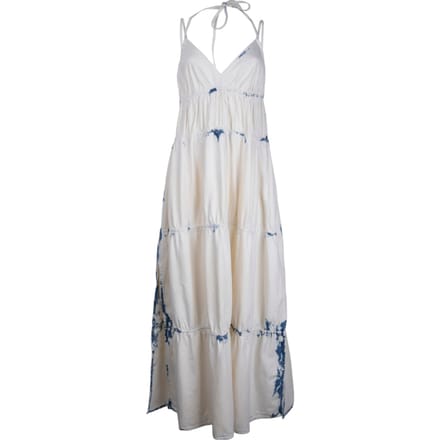 AllSaints Sulli Denim Dress Bleach White Größe: 44 | Maxikleider Outlet | Damen | Blau