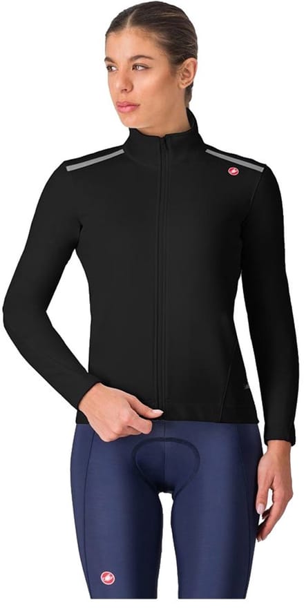 Castelli Espresso Air Gore-tex Infinium™ Windstopper® Jas Zwart M Vrouw