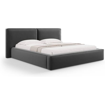 Bedframe Jodie met opbergruimte velvet 180 x 200 cm | Micadoni