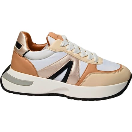 Damesschoenen Alexander Smith Hyde Woman-Ivory wit