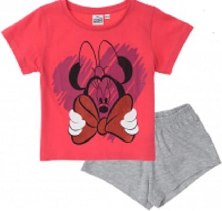 Minnie mouse Shortama 104cm 4jaar grijs