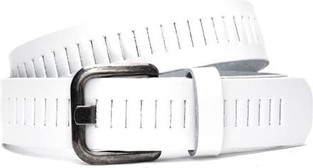 Timbelt - Herenriem - 4 CM - 100% Leder - Modelnummer 427 - Wit