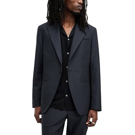 AllSaints Howling Blazer Ink Blue Taglia: 34 | Blazers Outlet | Uomo | Blu