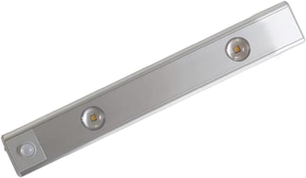Famanu - Draadloze oplaadbare kastverlichting met bewegingssensor, 3 lichtkleuren, dimbaar, 20 cm