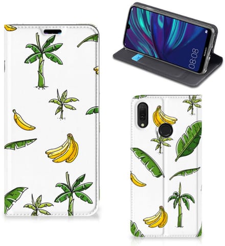Huawei Y7 hoesje Y7 Pro (2019) Smart Cover Banana Tree