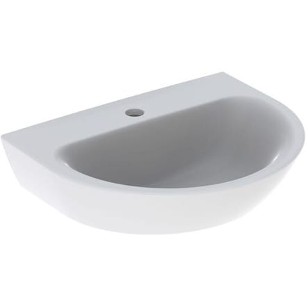 Geberit Renova hand wash basin 50 x 40 cm with tap hole without overflow 500.498.01.1