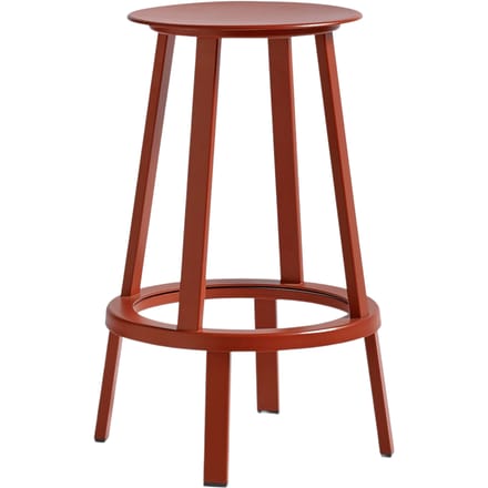 HAY - Revolver Stool barkruk - rood - Hoogte 65 cm