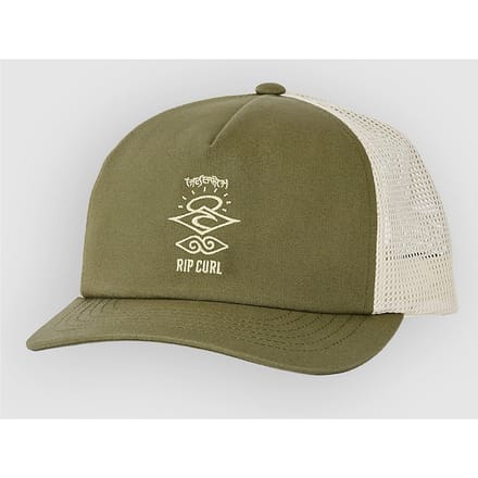 Rip Curl Search Icon Canvas Trucker - Dark Olive