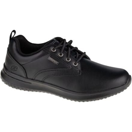 Skechers heren veterschoen - Zwart - Maat 41
