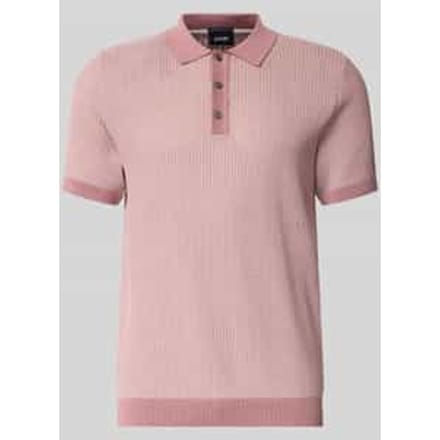 slim fit poloshirt met structuurpatroon model 'Brianoro'
