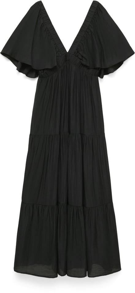 VERO MODA - VMVALENTINA SS ANKLE DRESS WVN EXP - Dames - Maxi jurken