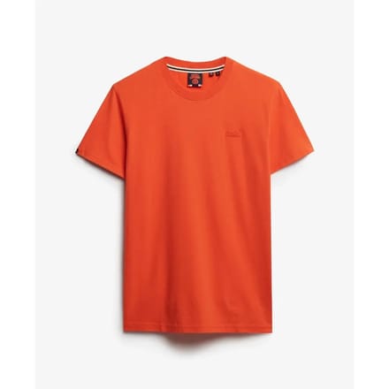 Superdry T-shirt Essential Logo Emb Tee M1011245b Um2 Bold Orange Mannen Maat - M