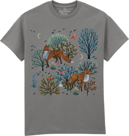 Vossen Forest Foxes The Coloured House T-shirt M