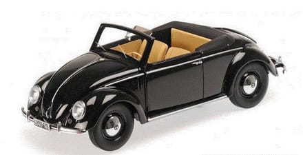 Volkswagen Beetle Convertible Hebmüller 1949 - 1:18 - Minichamps