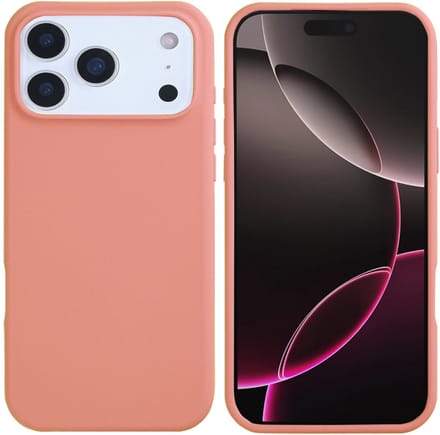 Rixus Soft TPU Phone Case With MagSafe For iPhone 17 Pro Max Pink