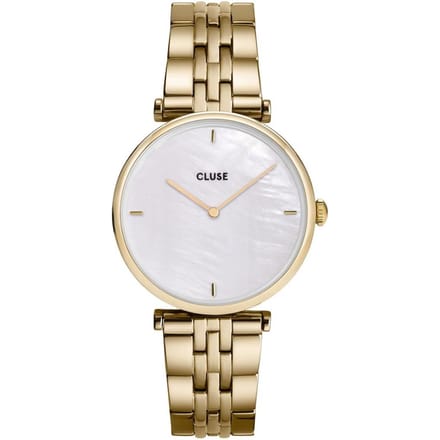 Cluse Triomphe Steel White Pearl, Gold Colour