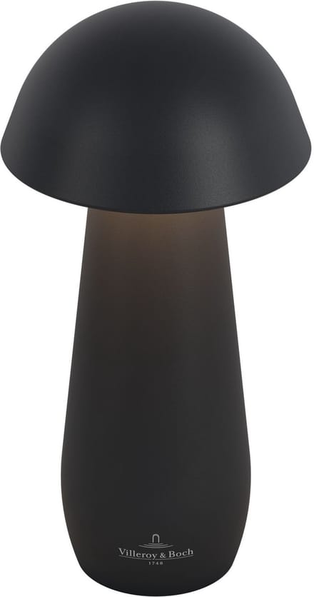 Villeroy & Boch tafellamp MODENA | 16cm| Zwart | op accu
