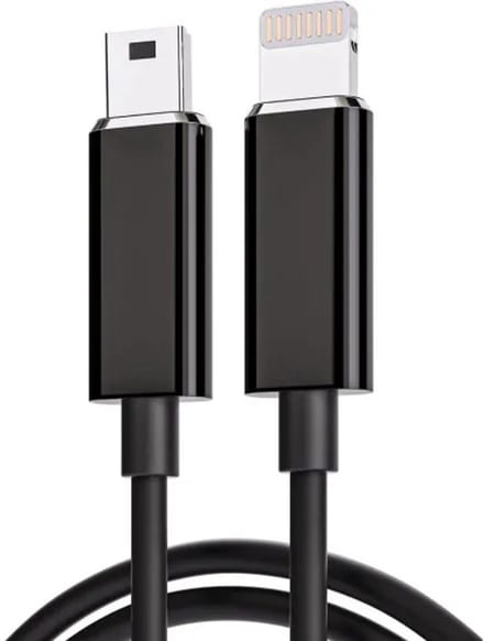 GO SOLID! ® Oplaadkabel voor smartphones Micro USB -> Lightning - Zwart