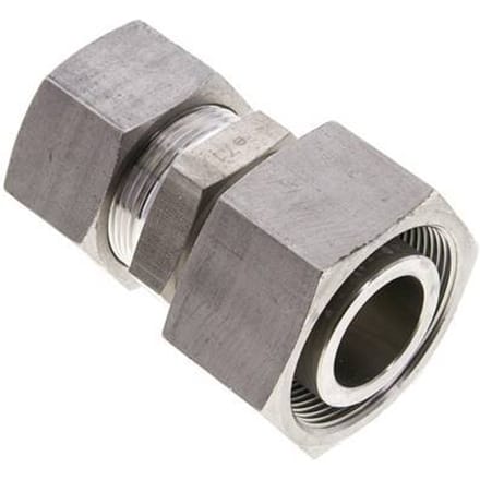 30S & 38S RVS Rechte Snijringkoppeling Draaidoorvoer 315bar ISO 8434-1