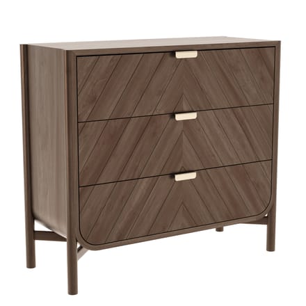 Harto Marius schuifladen-commode - walnoot natuur