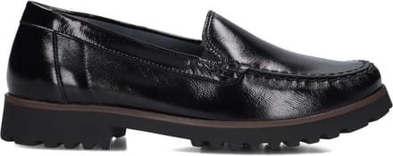 Waldläufer H Elisa Loafers - Lakleer Instapper - Dames - Zwart - Maat 37