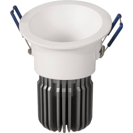 ATILED LED inbouwlamp Toodle rond asymmetrisch, wit
