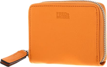 FREDsBRUDER Leren Portemonnee FB Coin Nugget II Melon Oranje