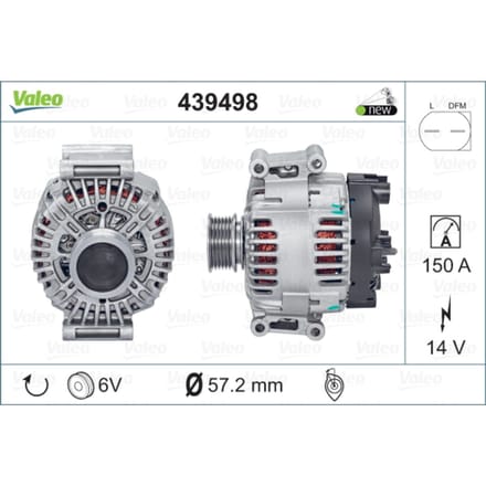 Spanningsregelaar VALEO 439498