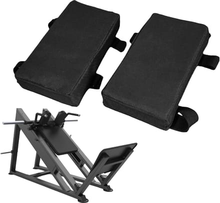 Schouderpads - Ondersteuning Kussen - Krachttraining - Antislip Grip - 20x11x4cm - Zwart