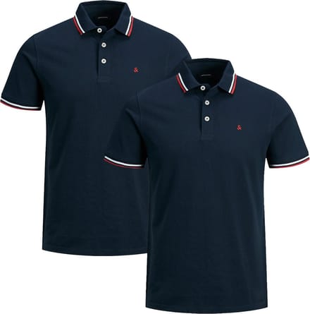 Jack & Jones Heren poloshirt 2 pack Paulos - Slim Fit