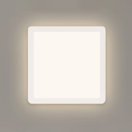 Müller-Licht Jali vierkant LED paneel, wit, 29,2 cm, kunststof, 2.700 K
