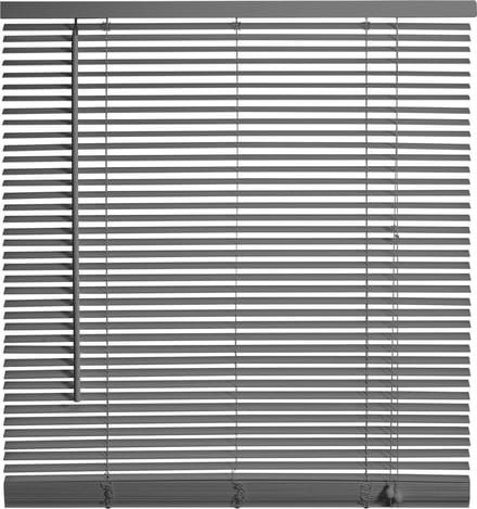 Timlux - Houten Jaloezie - 25 mm - Donkergrijs - 110x175cm