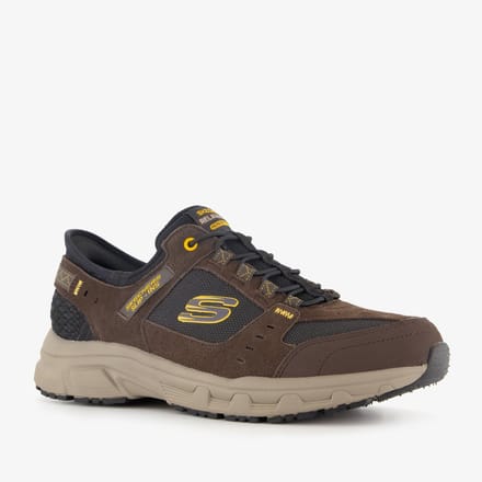 Skechers OAK CANYON - CONSISTENT WINNE Heren Wandelschoenen - Bruin / Zwart