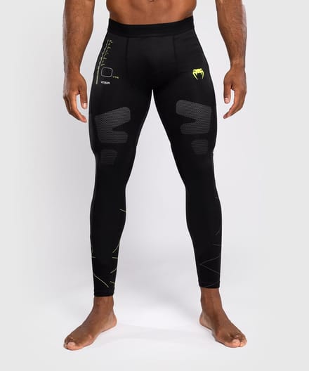 Venum Training Camp 4.0 Sportlegging Spats Zwart Neon Groen - S