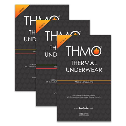 3-Pack Heren Thermisch Long John | Winter Basislaag Ondergoed Onderkleding