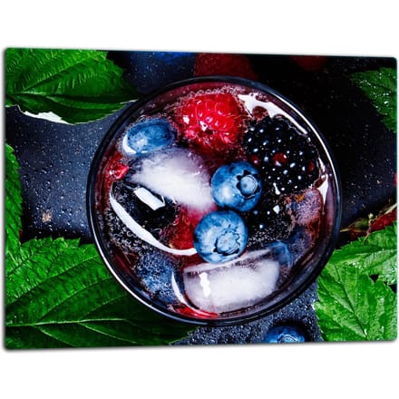 TMK ArtDeko - Snijplank - 52x40 cm - Glas - Kleurrijk Ontwerp