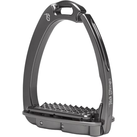 Tech Stirrups Veiligheidsbeugels Tech Stirrups Venice Dressage Plus Donkergrijs