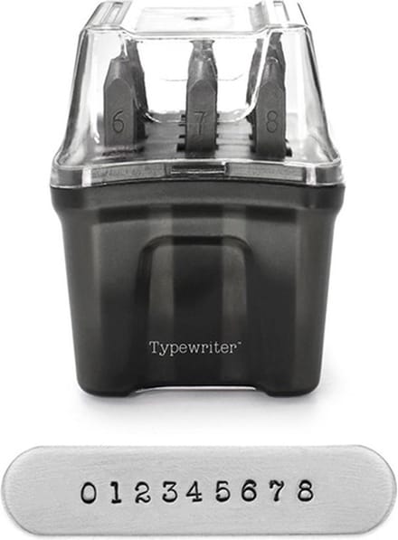 Slagcijfers Typewriter, Premium 3 mm