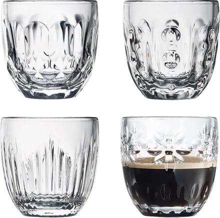 La Rochère Troquet espresso koffieglas - 10 cl - Set-4