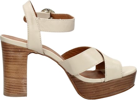 Tango Lou 3-C Sandalen Hak - Gebroken wit - Maat 37