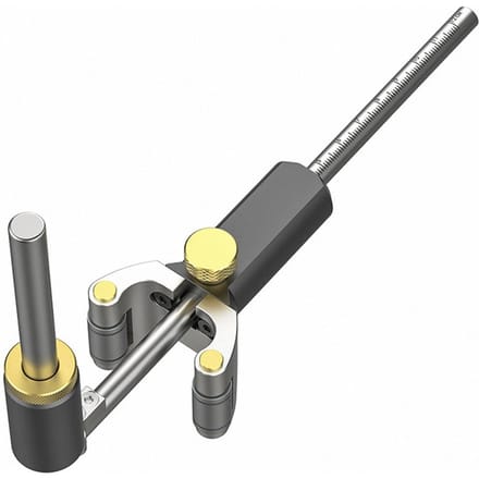 Règle de traçage à Arc linéaire pour le travail du bois, outil de dessin de lignes parallèles à double usage, jauge de mesure, bricolage multicolore