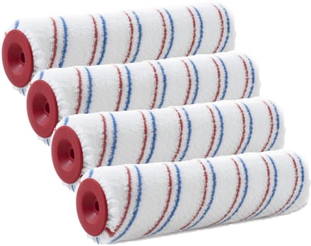 Sorex Verfroller - 4x - Anti-Spat - 6,6 x 18 cm - Pluisvrij - Microvezel