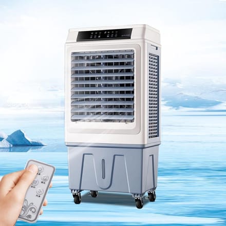 Mobiele Airco - Verkoeler Ventilator - Ruimte Koelen - Groot Waterreservoir - 50L Tank - Wit