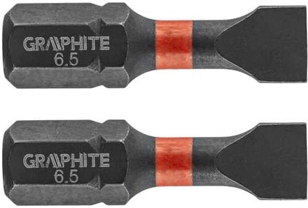 Grupa Topex Serie - Impact Bit - SL6.5 - 25mm - Set van 2