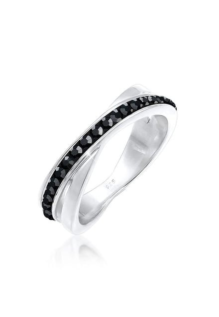 Elli - Ring - Dames Slag met Kristallen in 925 Sterling Zilver - Dames