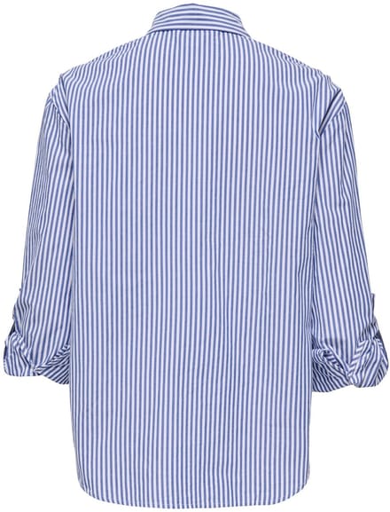 ONLY - ONLNINA LS TAPE SHIRT WVN - Dames - Blouses