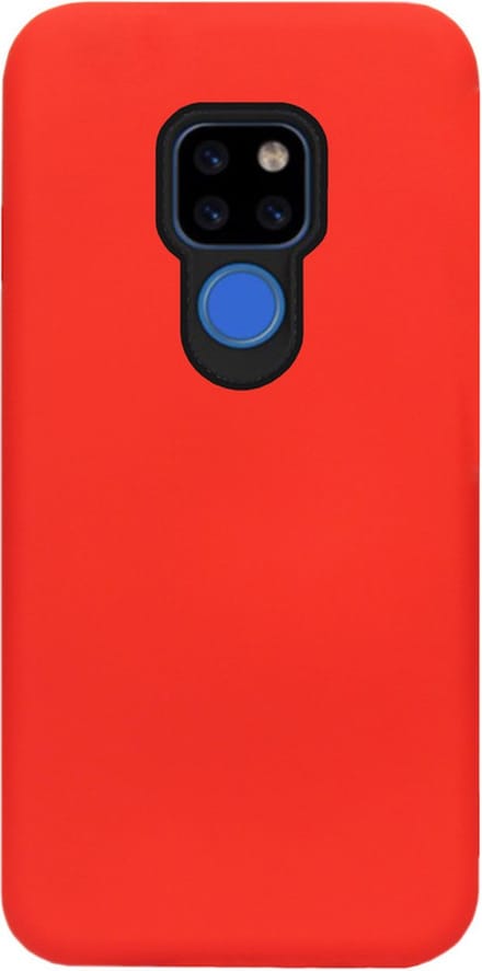 ADEL Siliconen Back Cover Softcase Hoesje Geschikt voor Huawei Mate 20 - Rood
